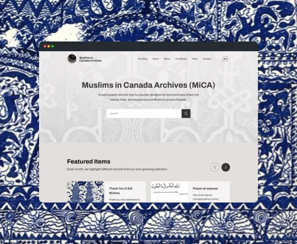 Muslims in Canada Archive